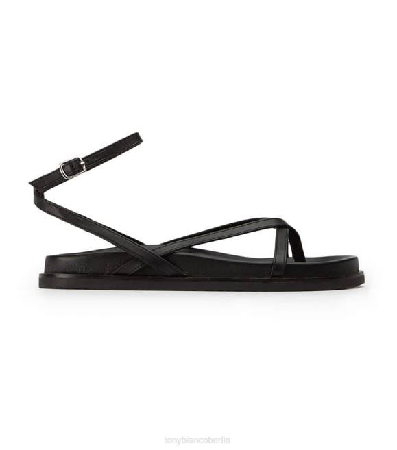 Sandalen| de Tony Bianco Frauen Lucie-Sandalen schwarzes Nappaleder 4624628